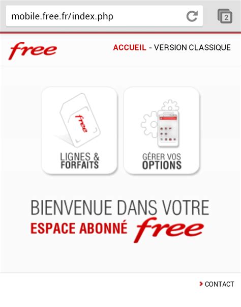 free mon espace abonn mobile|Espace abonné Freebox